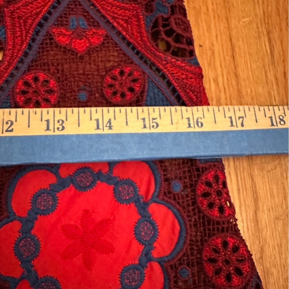 SANDRO RED LACE DRESS size FR3 # - Picture 10 of 14